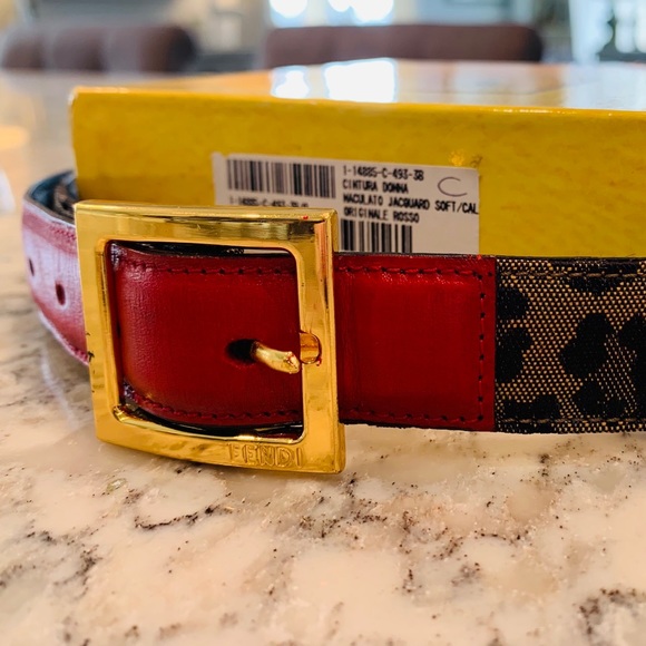 Fendi Accessories - Fendi Belt & Box - 27”-31”